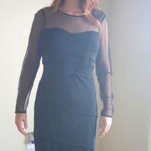 Black cocktail dress